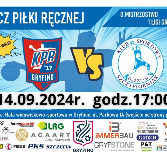 KPR Gryfino vs. KS Szczypiorniak Olsztyn